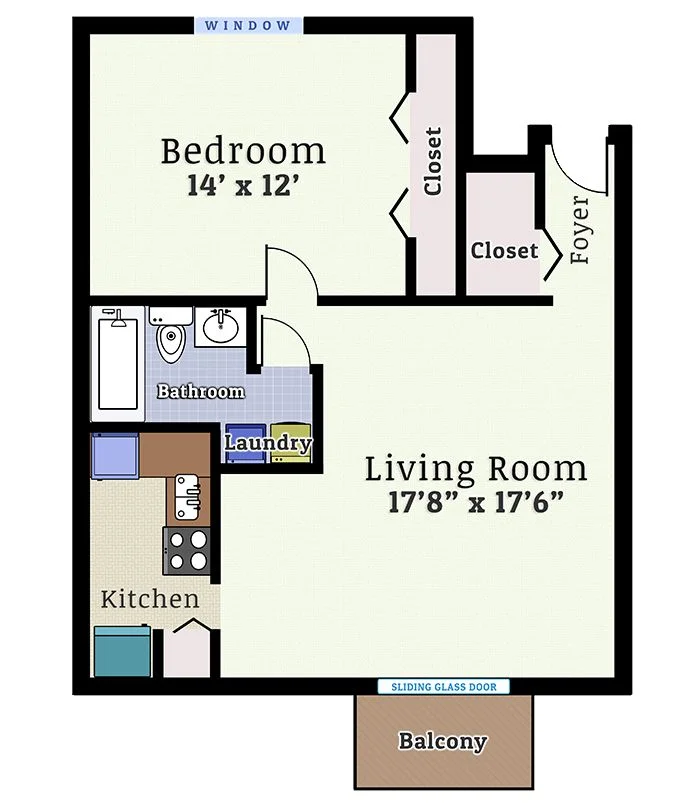 1st Floor 1 Bedroom